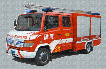 pompier - GIF animate gratis