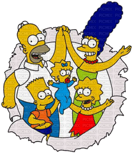 Die Simpsons - nemokama png