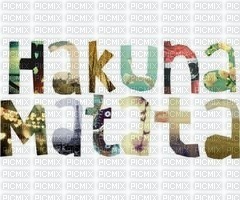 hakuna matata - безплатен png
