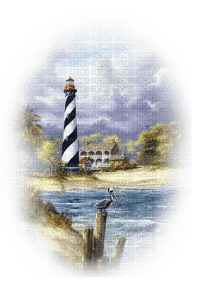 Kaz_Creations Paysage Scenery Lighthouse - gratis png