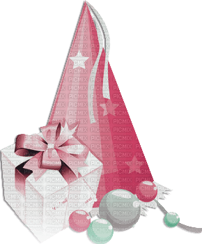 soave deco birthday  box pink green - PNG gratuit