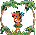 hawaiian woman bp - GIF animasi gratis