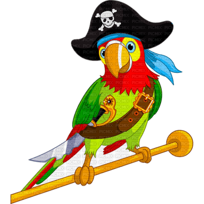 pirate parrot bp - PNG gratuit
