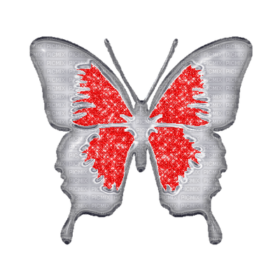 Kaz_Creations America 4th July Independance Day American Deco Butterfly Butterflies - δωρεάν png