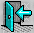 blue door icon - Ilmainen animoitu GIF