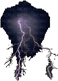 lightning - GIF animado grátis