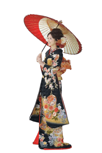 girl,femme,women, Japan,Geisha - png ฟรี