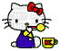 Hello Kitty - Kostenlose animierte GIFs