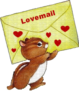 courrier coeur - Free animated GIF