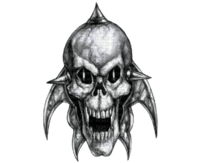 Gothic skull by nataliplus - ilmainen png
