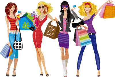 woman shopping bp - ücretsiz png