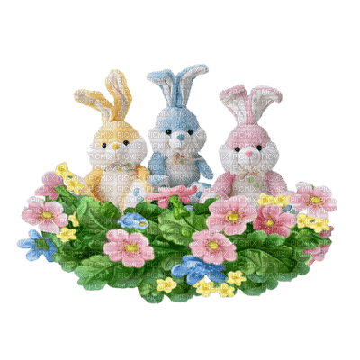 Kaz_Creations Easter Deco Bunny - nemokama png