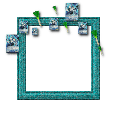 Small Teal Frame - png ฟรี