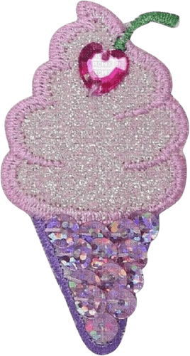 ice cream cone applique - png gratis