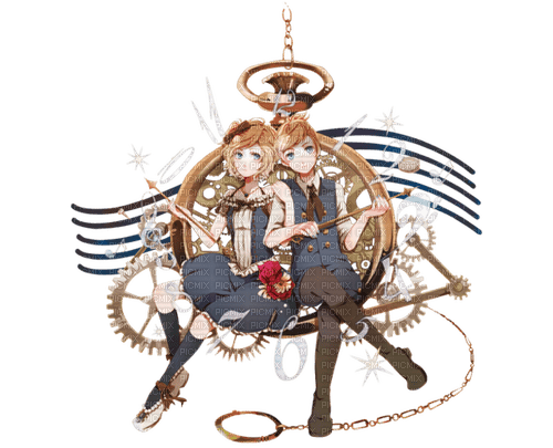 Rin and Len Kagamine - ücretsiz png