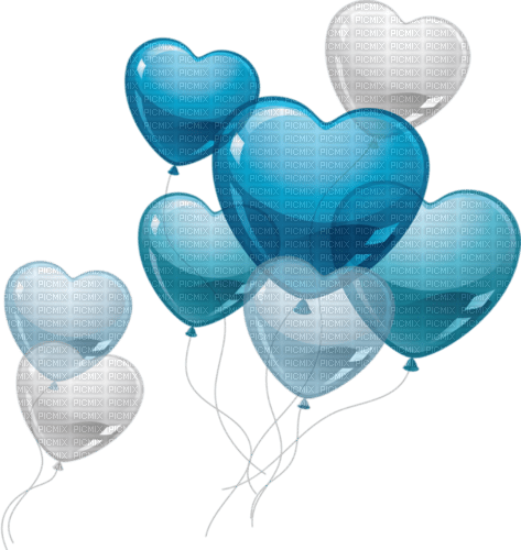 kikkapink deco scrap birthday balloons heart - png gratis