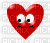 Heart animated emoticon gif - GIF animé gratuit