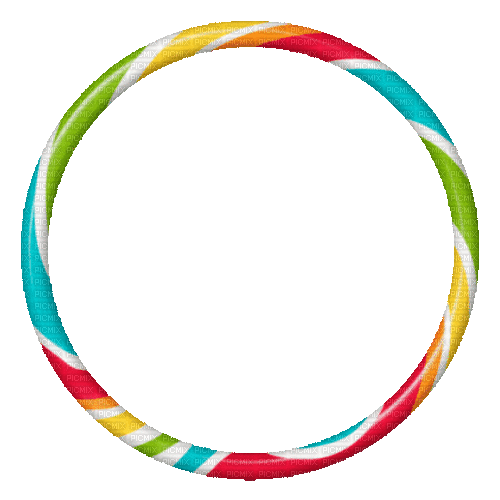 animated rainbow circle - GIF animé gratuit