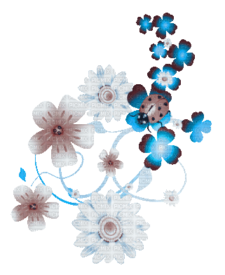 soave deco branch animated spring flowers patrick - Nemokamas animacinis gif