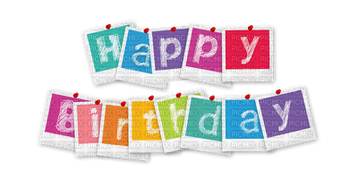 Happy Birthday - png gratis