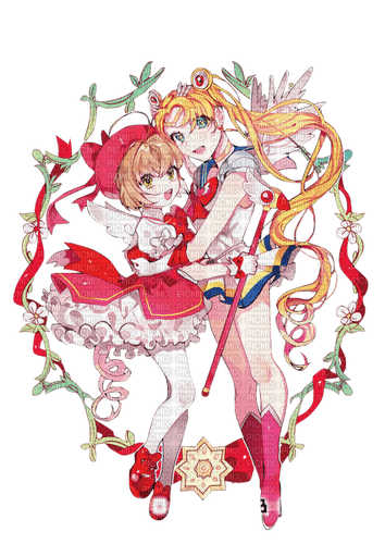 ✶ Sakura & Sailor Moon {by Merishy} ✶ - PNG gratuit