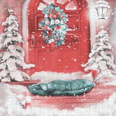 soave background animated  christmas winter - Free animated GIF