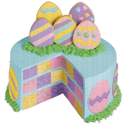 Kaz_Creations Easter Deco Cake - PNG gratuit
