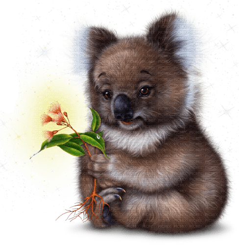 Y.A.M._Animals koala - nemokama png