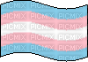 Transgender flag waving - nemokama png