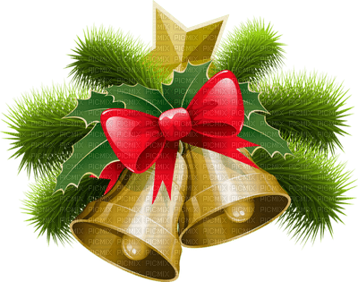 Kaz_Creations Christmas Decoration Bells - zdarma png