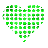 green heart - Бесплатный анимированный гифка