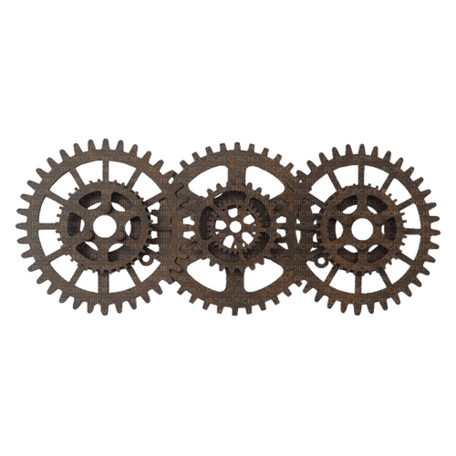 kikkapink deco scrap steampunk gears - nemokama png