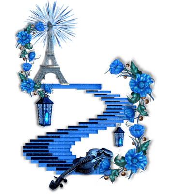En bleu - png grátis