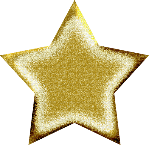 Gold Star - PNG gratuit