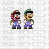 Luigi Mario Love Them - GIF animate gratis