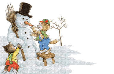 snowman - Gratis animeret GIF