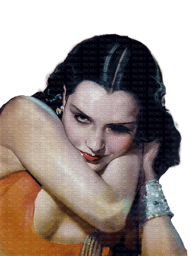 dolceluna art deco woman vintage femme - Δωρεάν κινούμενο GIF