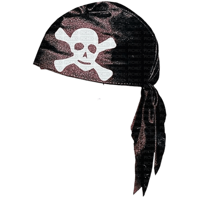 kalóz kendő - pirate shawl - nemokama png