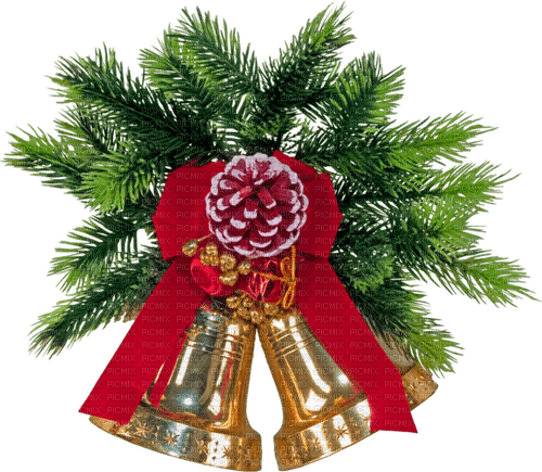 kikkapink christmas deco winter bell bells - png gratuito