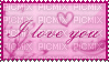 i love you stamp - GIF animasi gratis