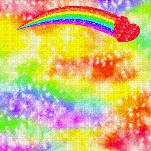 DI / BG / animated.glitter.rainbow.heart.idca - Besplatni animirani GIF