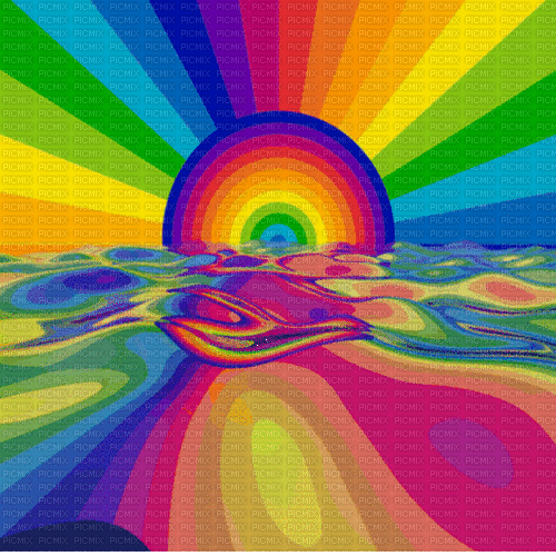 rainbow milla1959 - Бесплатный анимированный гифка