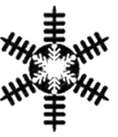 Tube déco-étoile de neige - Gratis geanimeerde GIF