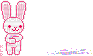 Bunny Throwing Glitter (King Lulu Deer) - Безплатен анимиран GIF