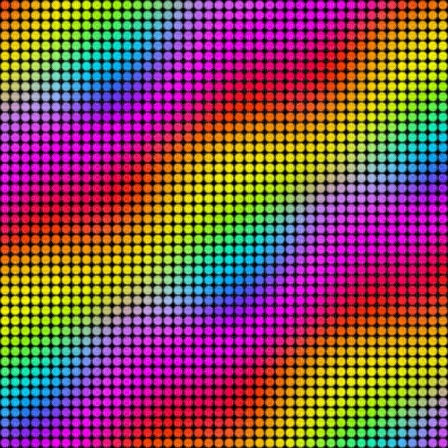 Rainbow dots - png gratis