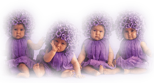 dolceluna baby spring child summer purple - PNG gratuit
