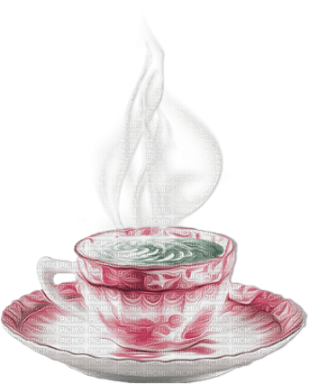 soave deco coffee pink green - Free PNG