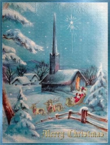 Merry Christmas Vintage - Free PNG