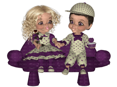 Kaz_Creations Dolls Couple - Free PNG