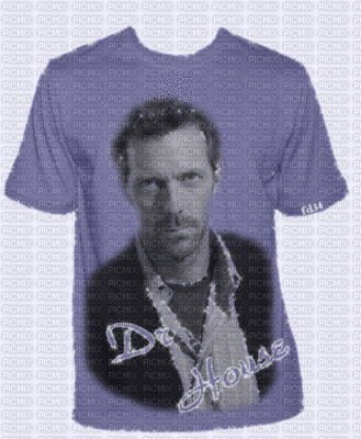 t-shirt Dr.House - Free animated GIF